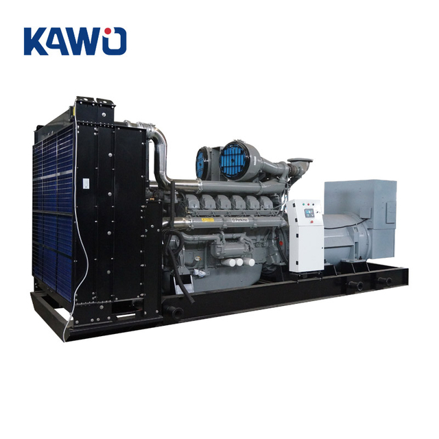Low - Noise 1200kW Silent Diesel Generators of Perkins for Residential Proximity