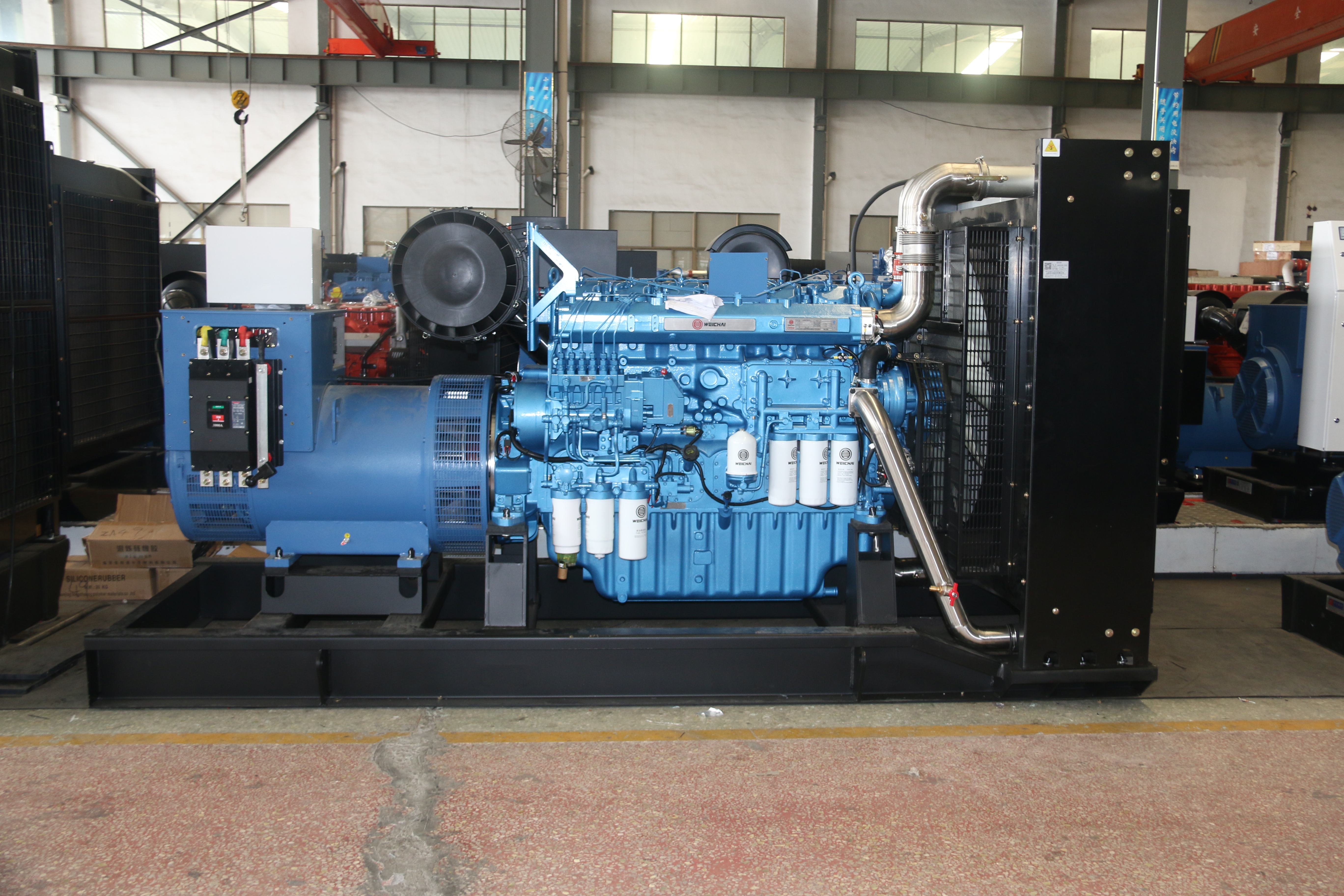 Weichai 500KW Open-Type Diesel Generator Set: Reliable Power for Industrial Applications