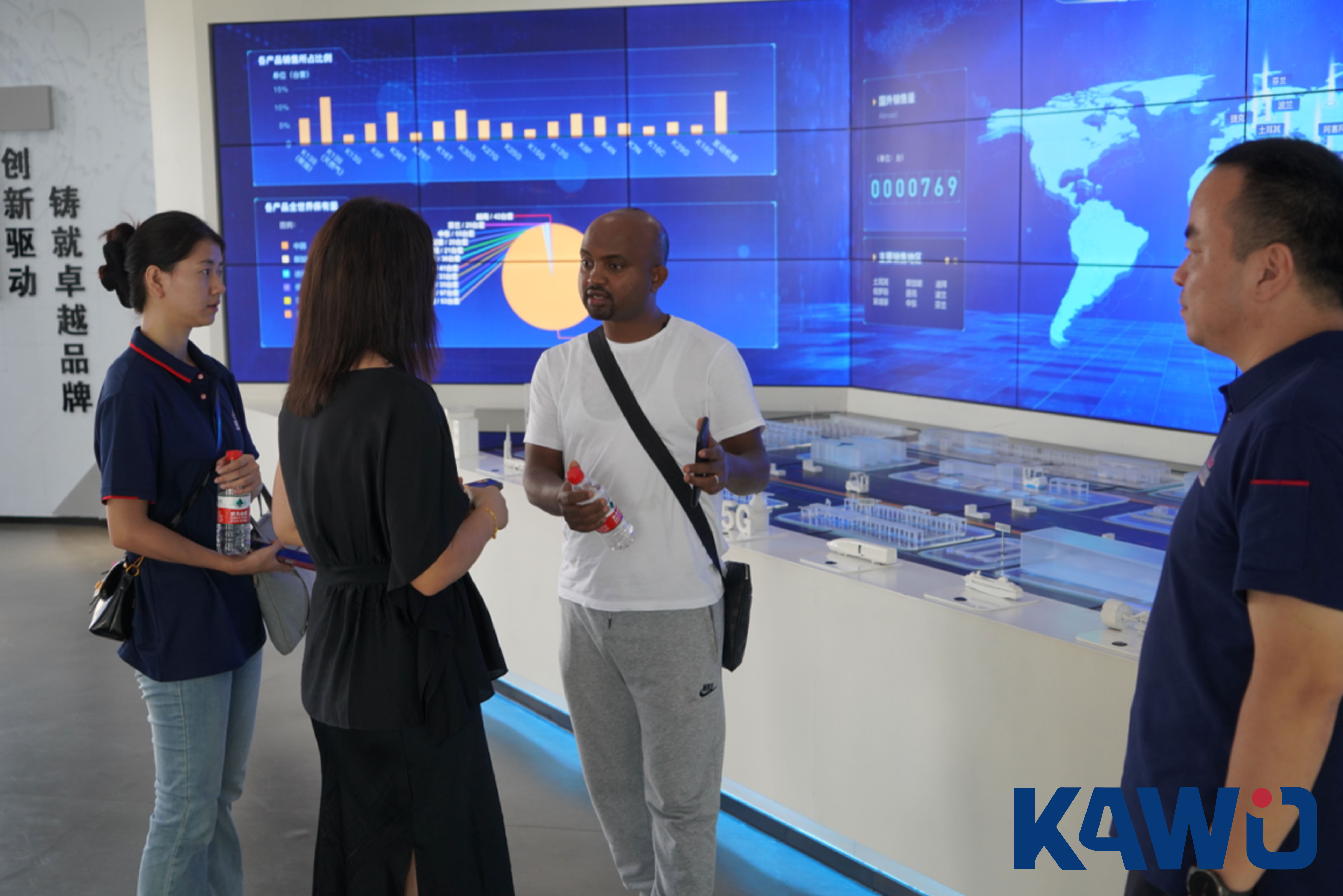 Welcome Ethiopian customers to visit our factory